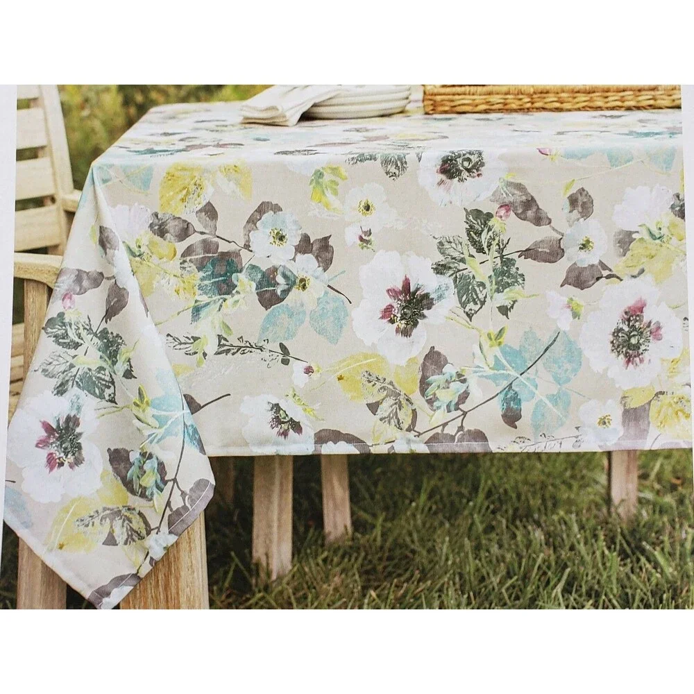 1 Fabric Printed Tablecloth,52